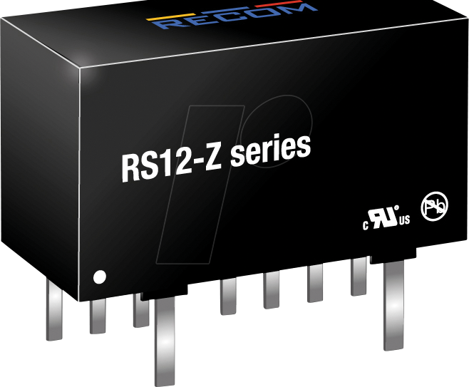 RS12-2405SZ - DC/DC-Wandler RS, 9-36 Vin, Single, 5 Vout, 2400 mA, SIP8