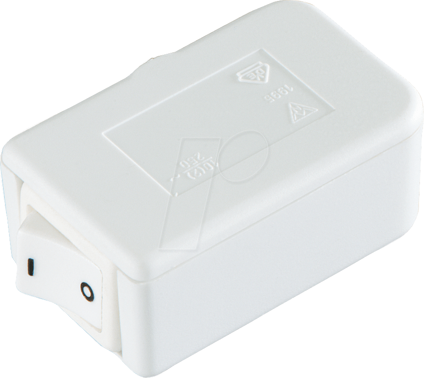 SES-WS - Schnur-Endschalter, 10A-250V, 1x Aus, weiß