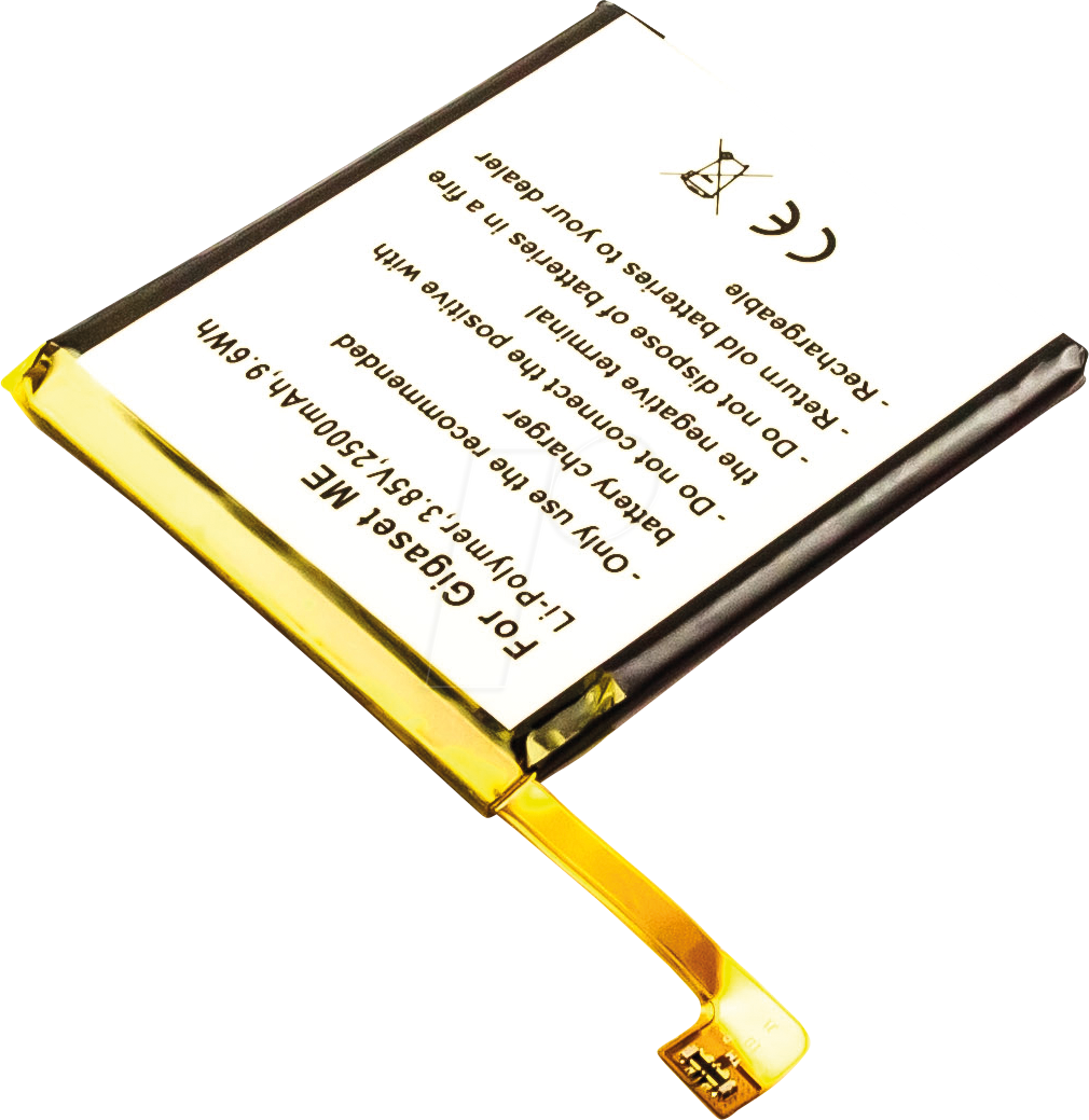 AKKU 13307 - Smartphone-Akku für Gigaset-Geräte, Li-Po, 2500 mAh