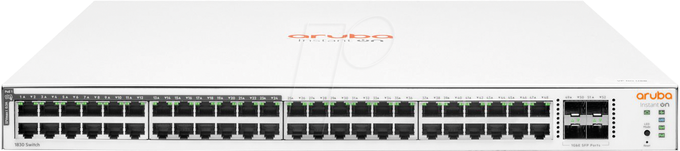 Thumbnail - HP ION 183048244 - Switch, 52-Port, Gigabit Ethernet, SFP, PoE+