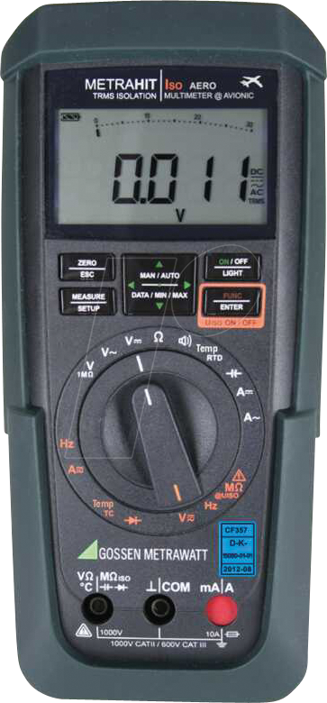 METRAHIT ISOAERO - Multimeter METRAHIT ISO, AERO Version, digital, 30000 Counts, TR