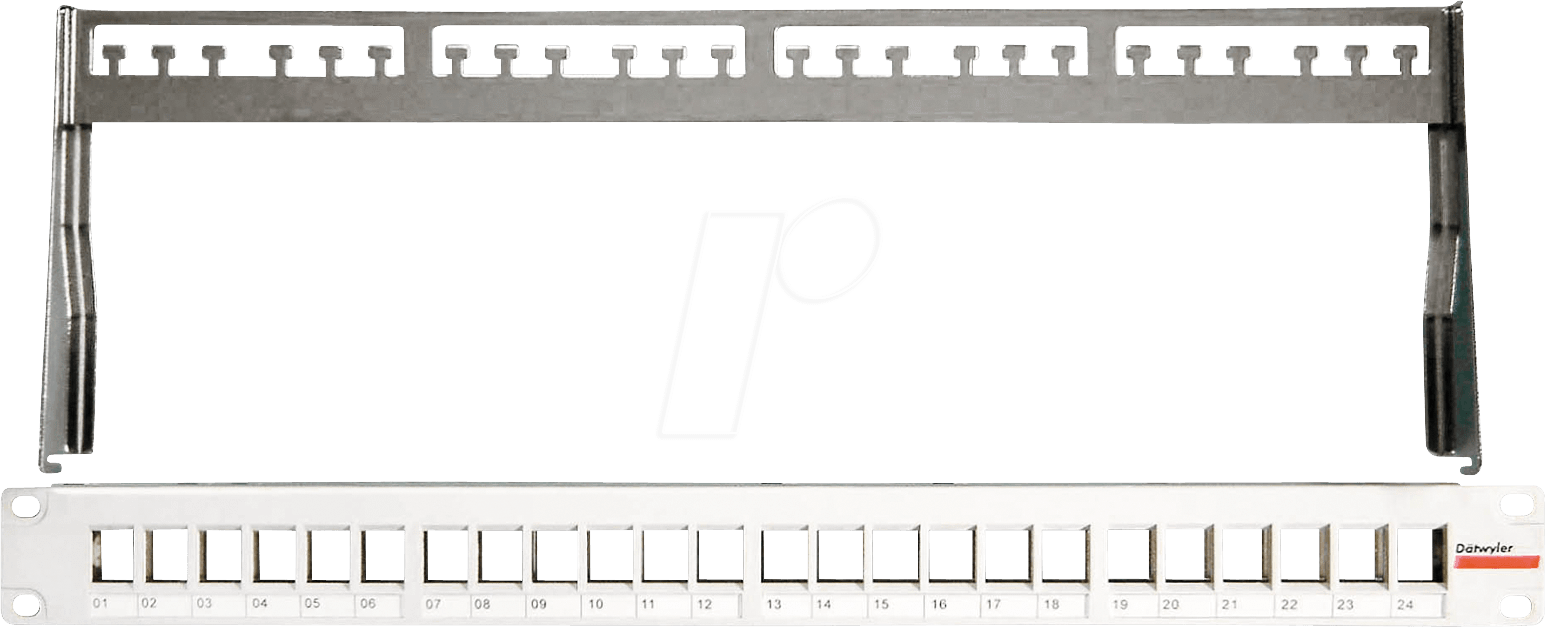 UNILAN 418020 - 19“ Patchpanel KS für 24x Keystone Module