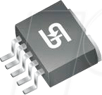 TS2596CM5 - Step-Down-Regler, Adj, 3A, 4,5-40Vi, D²Pak-5