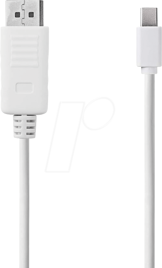 N CCGP37400WT20 - Kabel Mini DisplayPort-Stecker > DisplayPort-Stecker, 2 m, Weiß