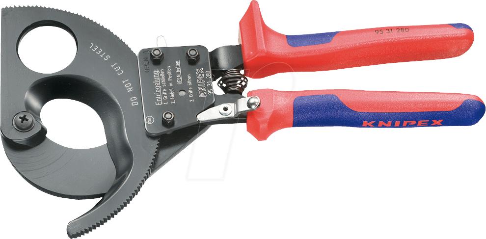 Thumbnail - KN 95 31 280 - Kabelschere, 280 mm, für Cu und Al-Kabel, Ø 52,0 mm, 380,0 mm²