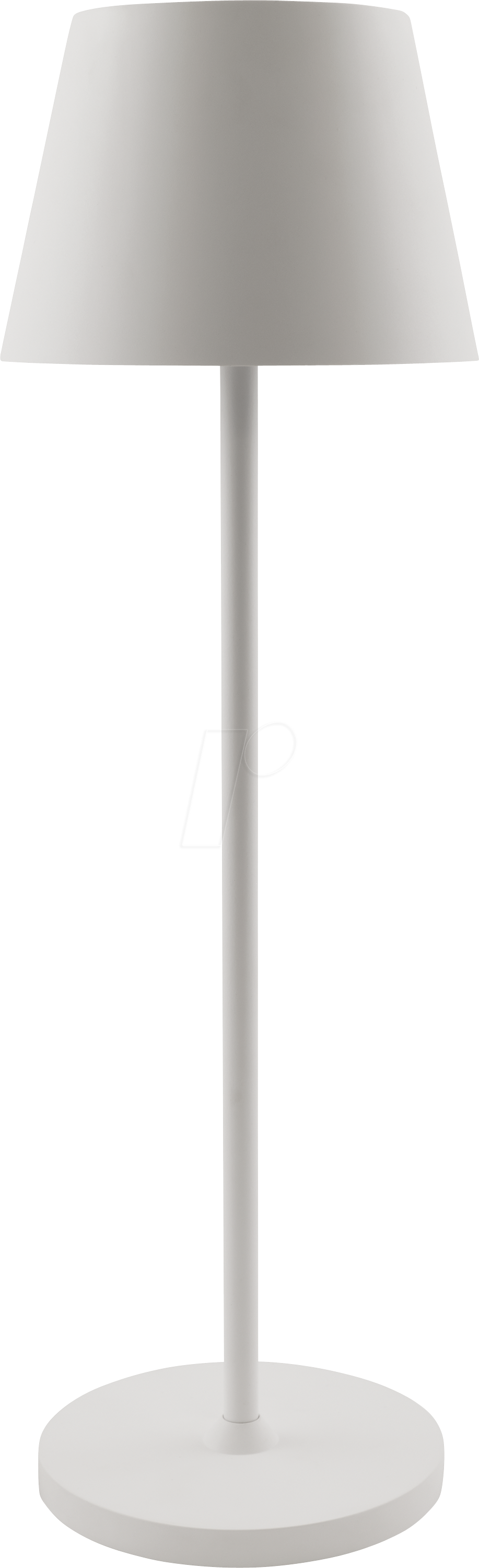 RK 1452105 - 1,2 W Akku LED Tischlampe IP54 weiß, Dimmbar, 38 cm