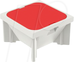 RAFI 3.14.002051 - RF 19, Leuchtfeld, 1 x 1-teilig, rot