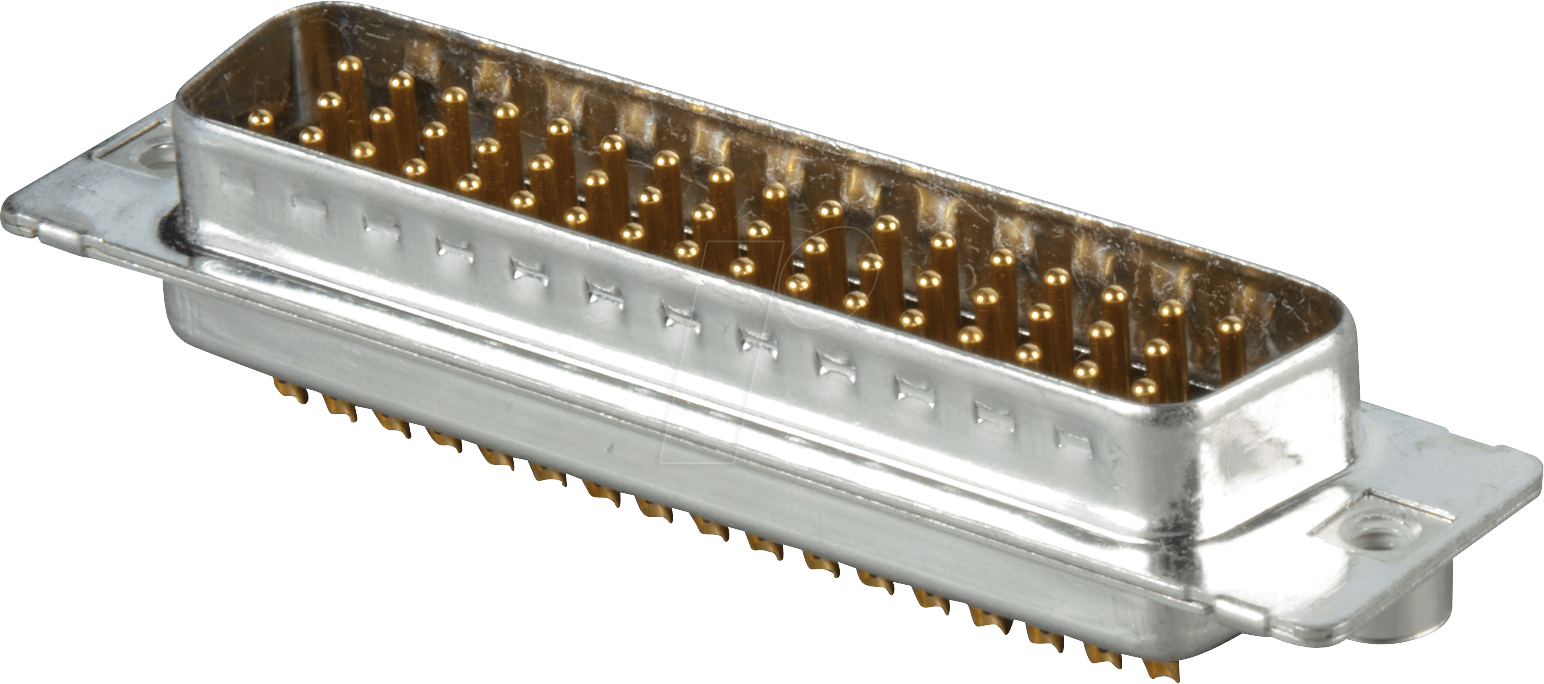 D-SUB ST 50 CGK - D-SUB-Stecker,50-polig, Lötkelch,gedr. Kontakte