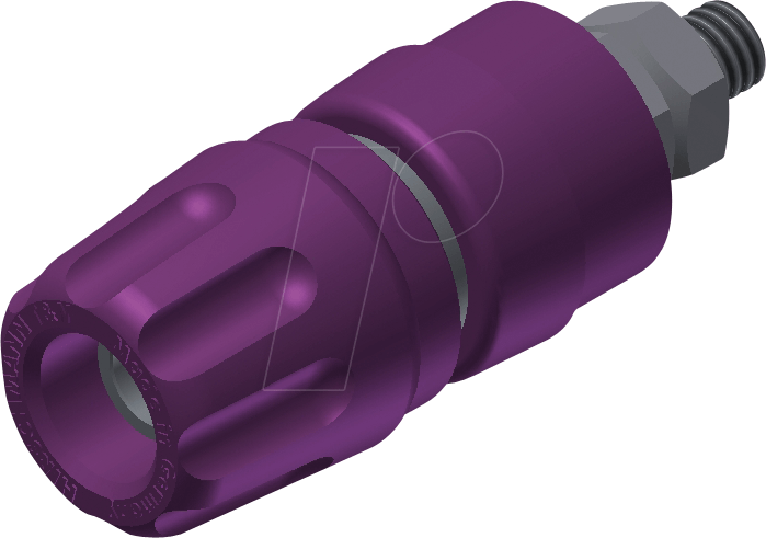PKI 10A VT - Polklemme, 4 mm, grau, violett