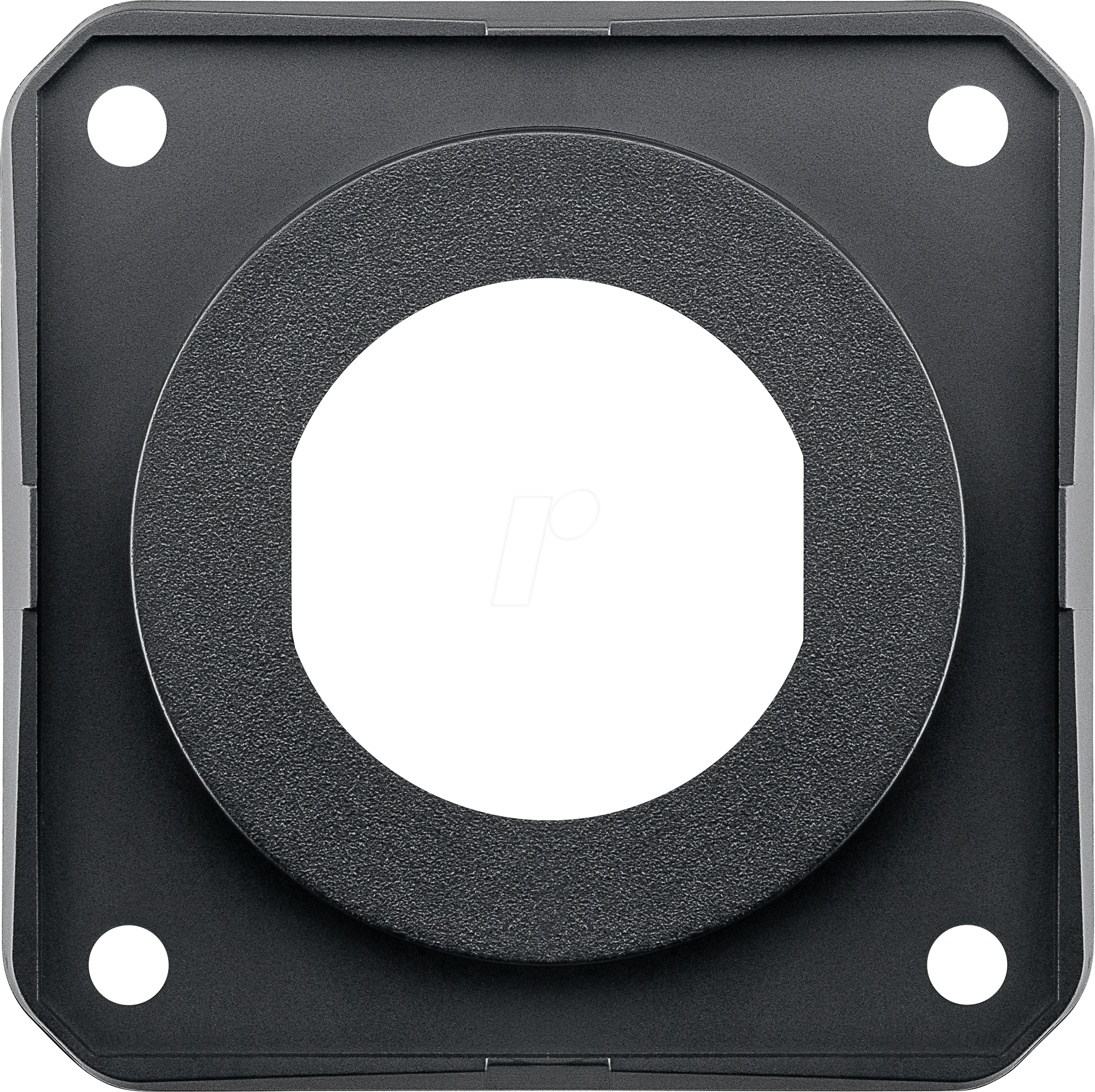 WTS 61657 - Caravan - Montageplatte für Steckdose Berker Integro, schwarz