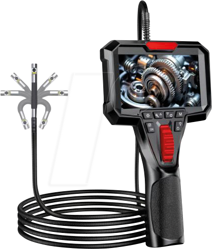 GOSCAM GL9172D - Endoskop, 4,3´´ Monitor, Ø 6,5 mm, bewegliche Dual-Kamera