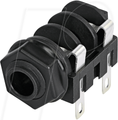 NEUTRIK NMJ4HF-S - 6.35 mm Mono Klinkenbuchse, schaltbar