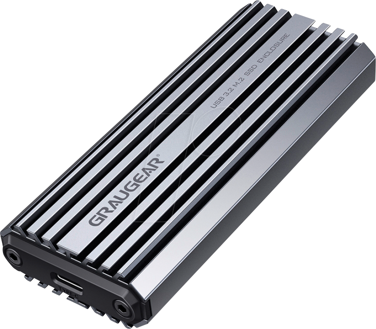 GG 18003 - Externes M.2 NVMe SSD Gehäuse mit USB 3.1, IP66