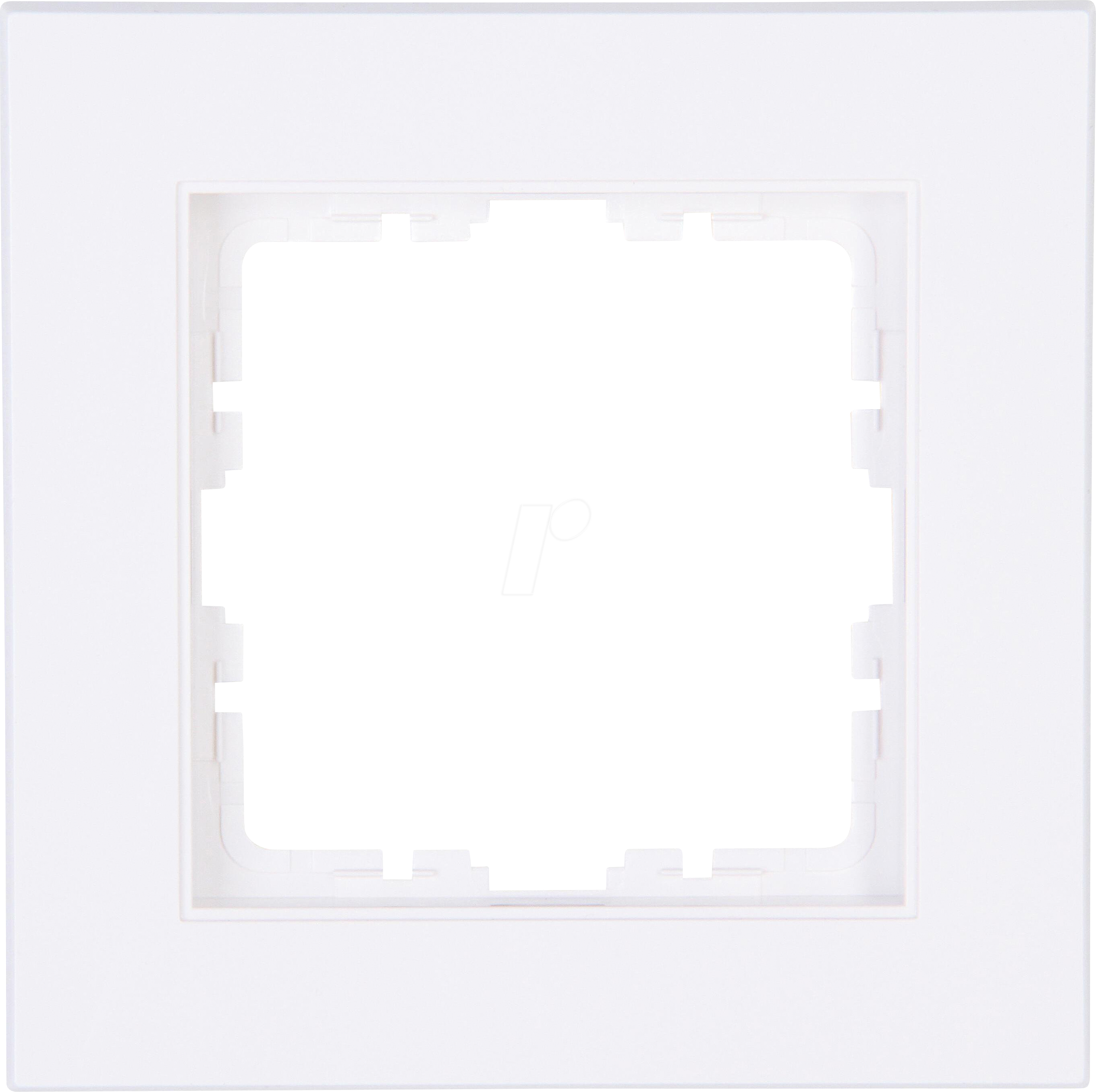 EL 07 402132000 - HK07 - Abdeckrahmen 1-fach, arktisweiß matt