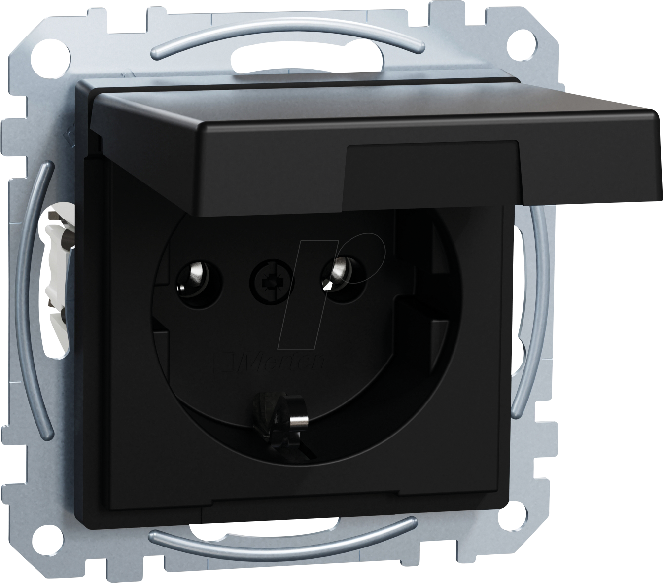 ME MEG2311-0403 - System M Schutzkontakt-Steckdose - Typ F Recyceld Plastic schwar