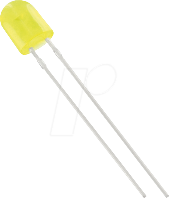 5234Y1D-JHC-C - LED 5,1mm, bedrahtet, gelb, 500 mcd, 110°/50°