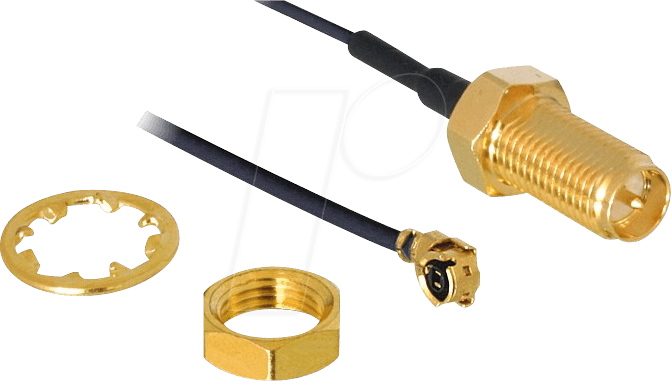 Thumbnail - DELOCK 88420 - WLAN Kabel, RP-SMA Buchse, I-PEX Stecker