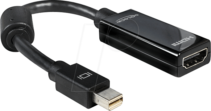 DELOCK 65099 - DisplayPort Adapter, Mini DP Stecker auf HDMI Buchse