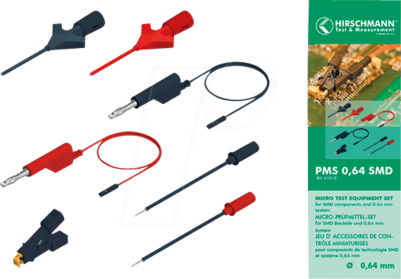 PMS 0,64 SMD - Prüfmittel-Set, 7-teilig, für SMD-Prüfungen