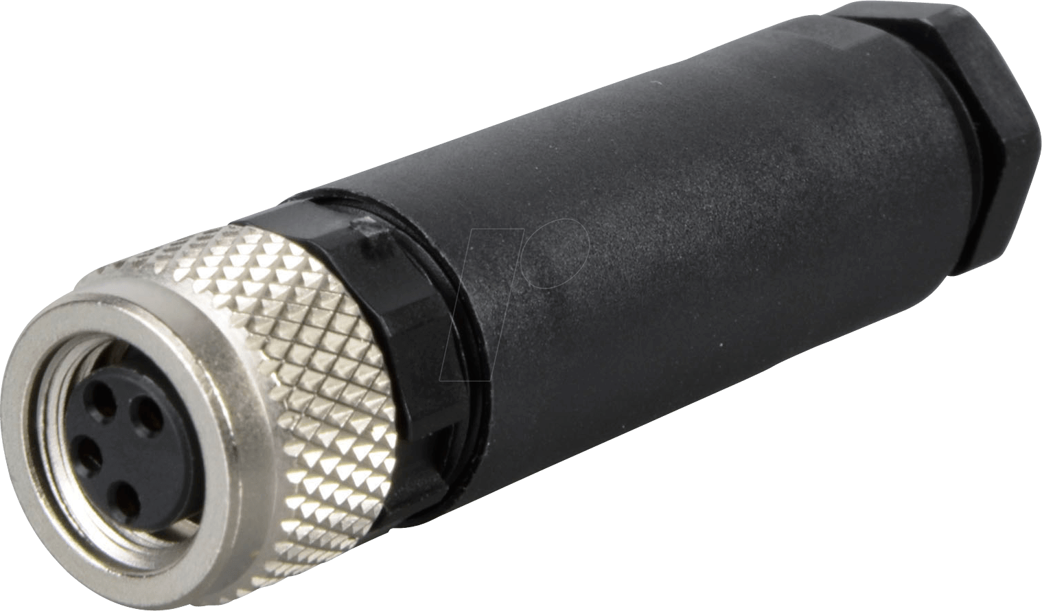 RKMCK 4 - M8-Kupplung, 4-polig, Schraubverschluss