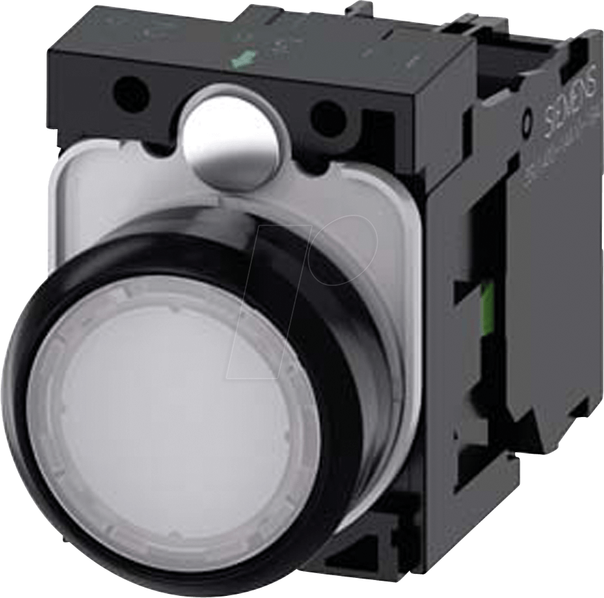 ACT 2AB60-1BA0 - Leuchtdrucktaster, 1 NO, weiß, rund