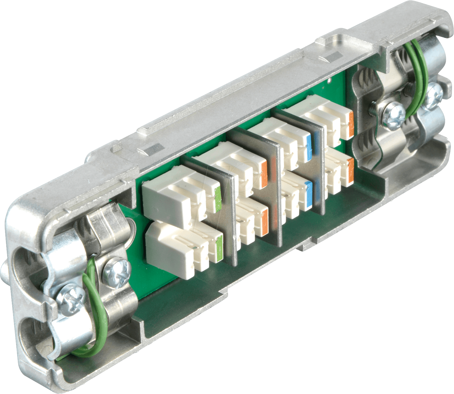 DAT 417531 - Cat.7 Kabelverbinder, vollgesch. Metallgeh. IP20