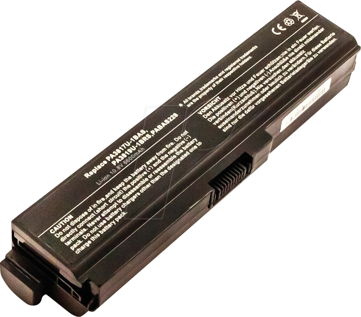 Thumbnail - AKKU 53795 - Notebook-Akku für TOSHIBA, Li-Ion, 6600 mAh
