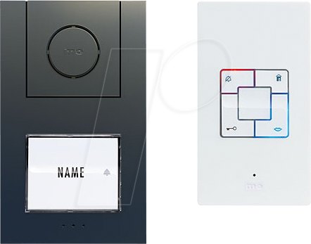 ME AD ALU 4010 A - Audio-Türsprechanlage Set, 1-Familienhaus, anthrazit