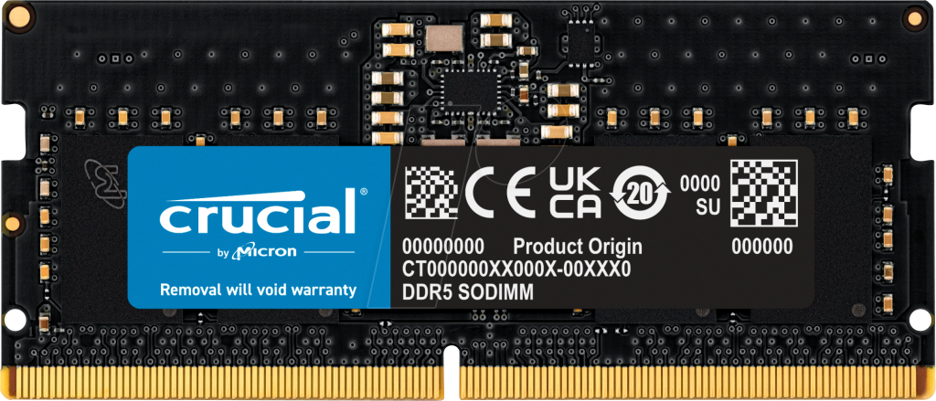 51CR0848-1140 - 8 GB SO DDR5 4800 CL40 Crucial