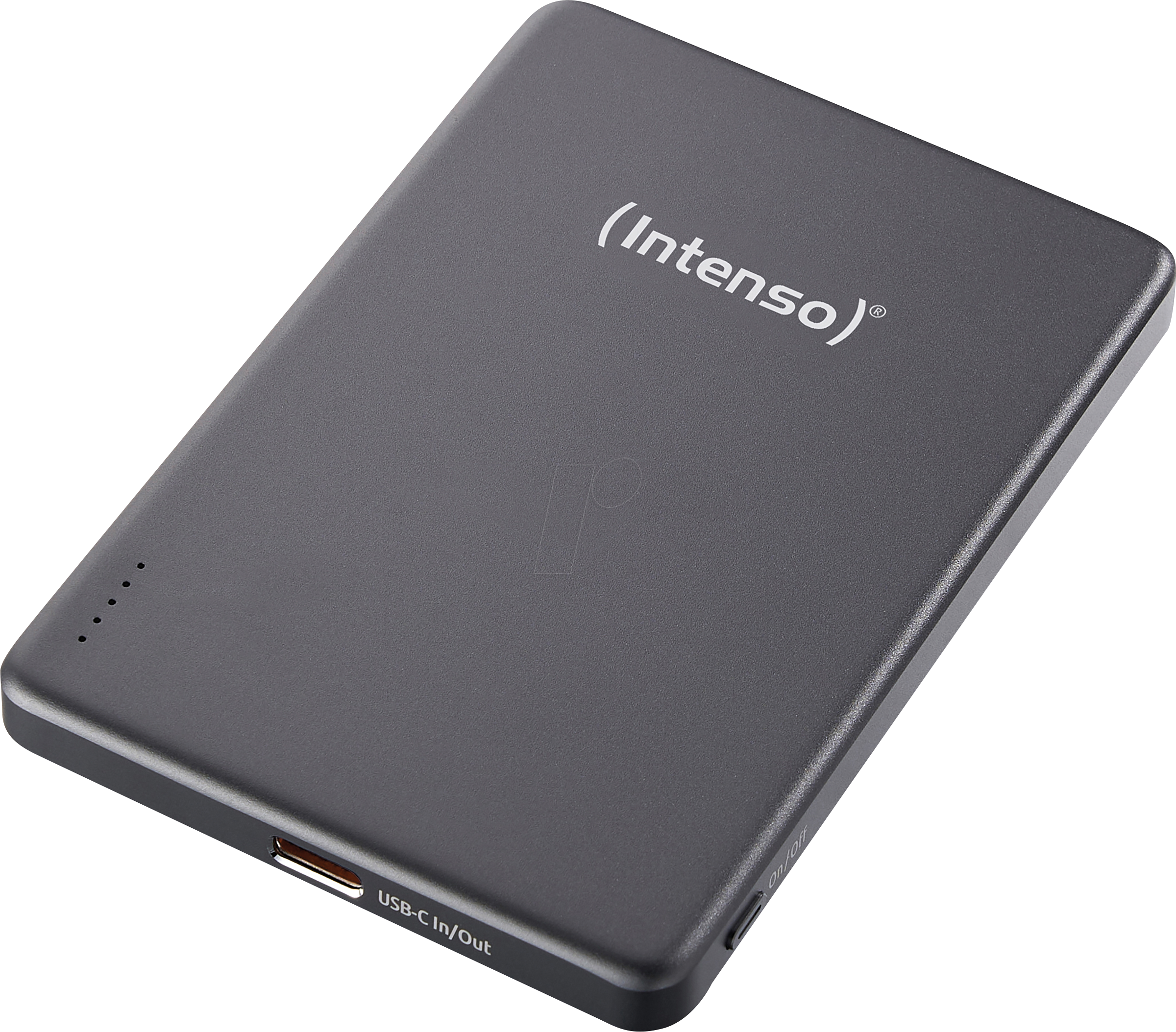 INTENSO 7344024 - Powerbank MW5000, Li-Po, 5000 mAh, 20 W, MagSafe, grau
