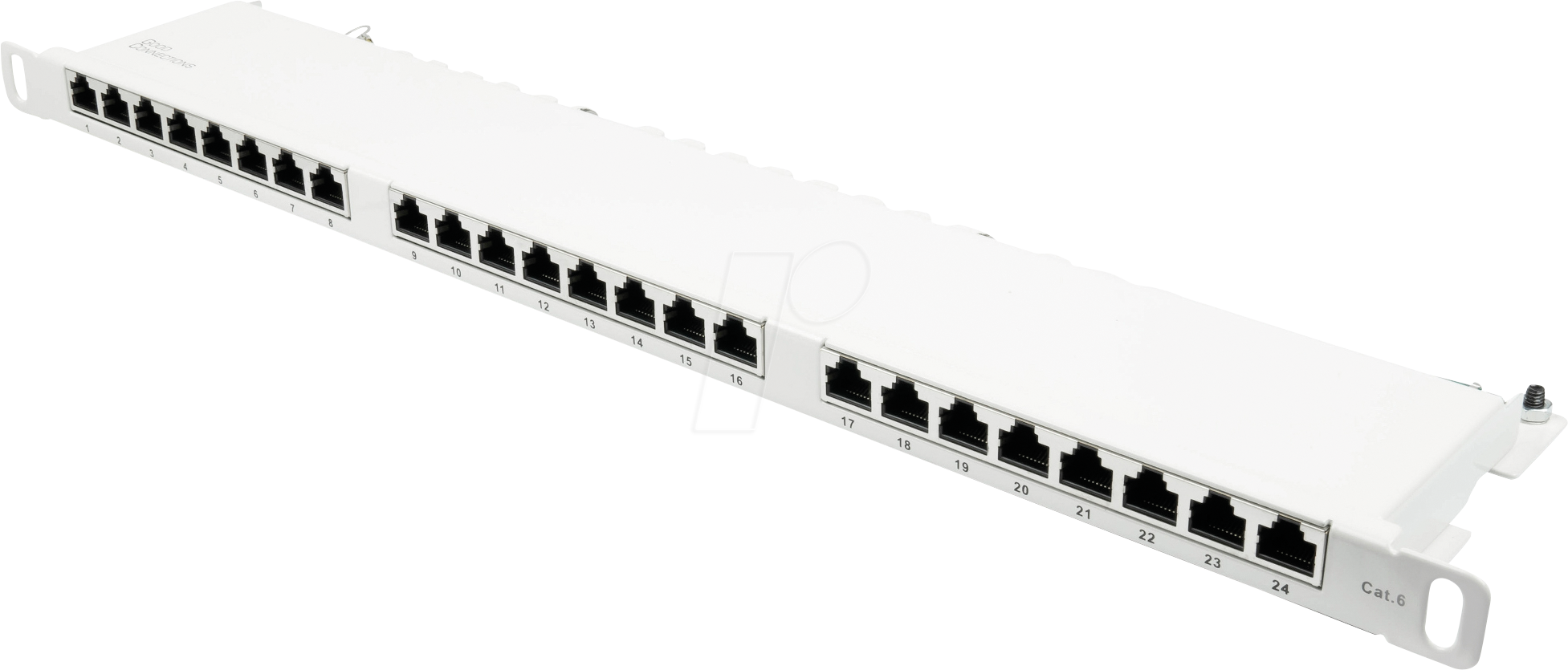 GC N0137 - 19'' Patchpanel , 24-Port, Cat.6, 0,5 HE