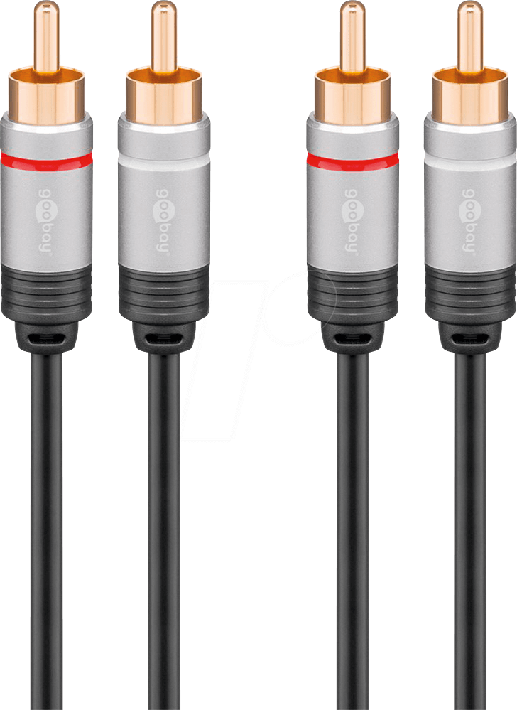 GOOBAY 77397 - Cinch Audio Anschlusskabel Stereo