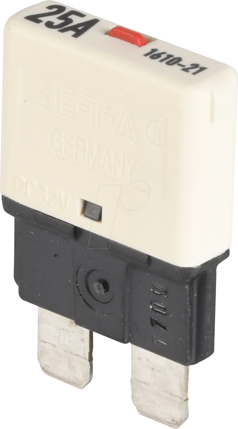 Thumbnail - ETA 1610-21-25A - KFZ-Sicherung, 25 A, weiß