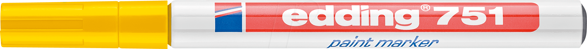 Thumbnail - EDDING 751GE - Lack Marker, 1,0 - 2,0 mm, gelb