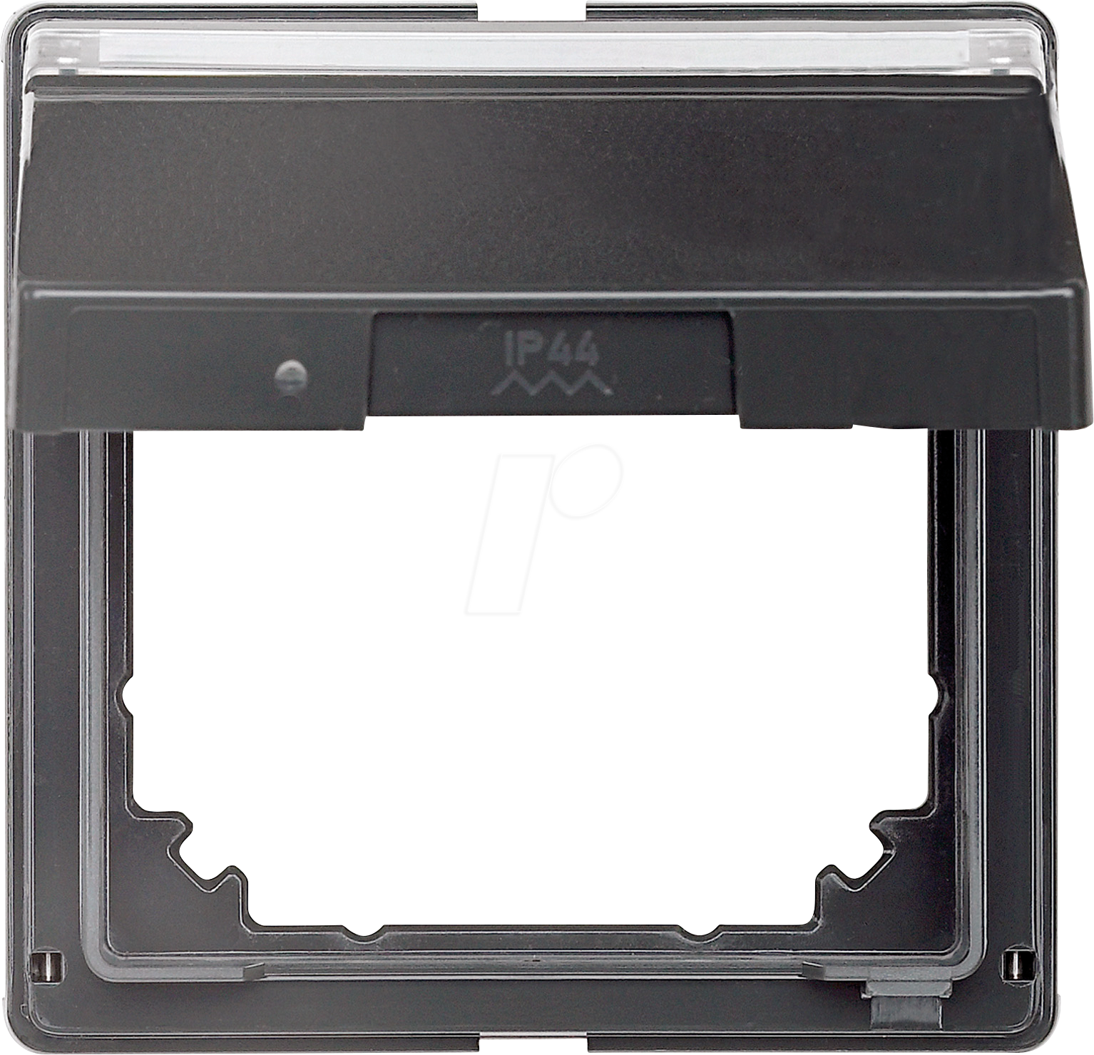MERTEN 516614 - Zwischenring, Klappdeckel und Schriftfeld, anthrazit