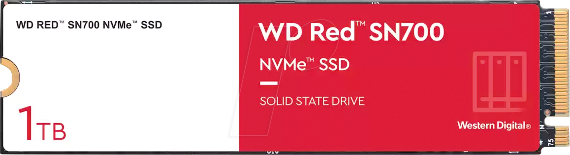 WDS100T1R0C - WD Red SN700 NAS NVMe SSD 1TB, M.2