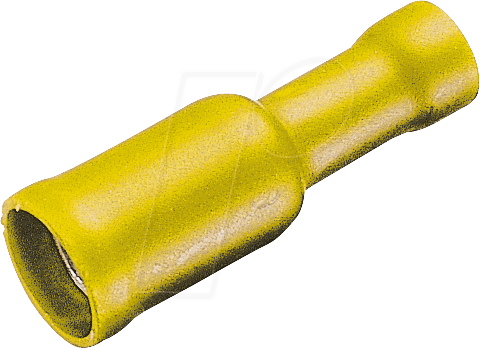 RSH-G - Rundsteckhülse, 2,5 - 6,0mm², gelb