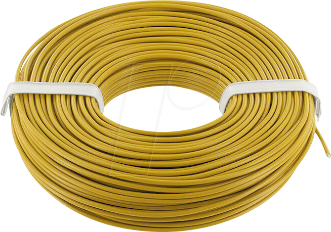 ECON KL05GE40 - Kupferlitze 1x0,5qmm gelb