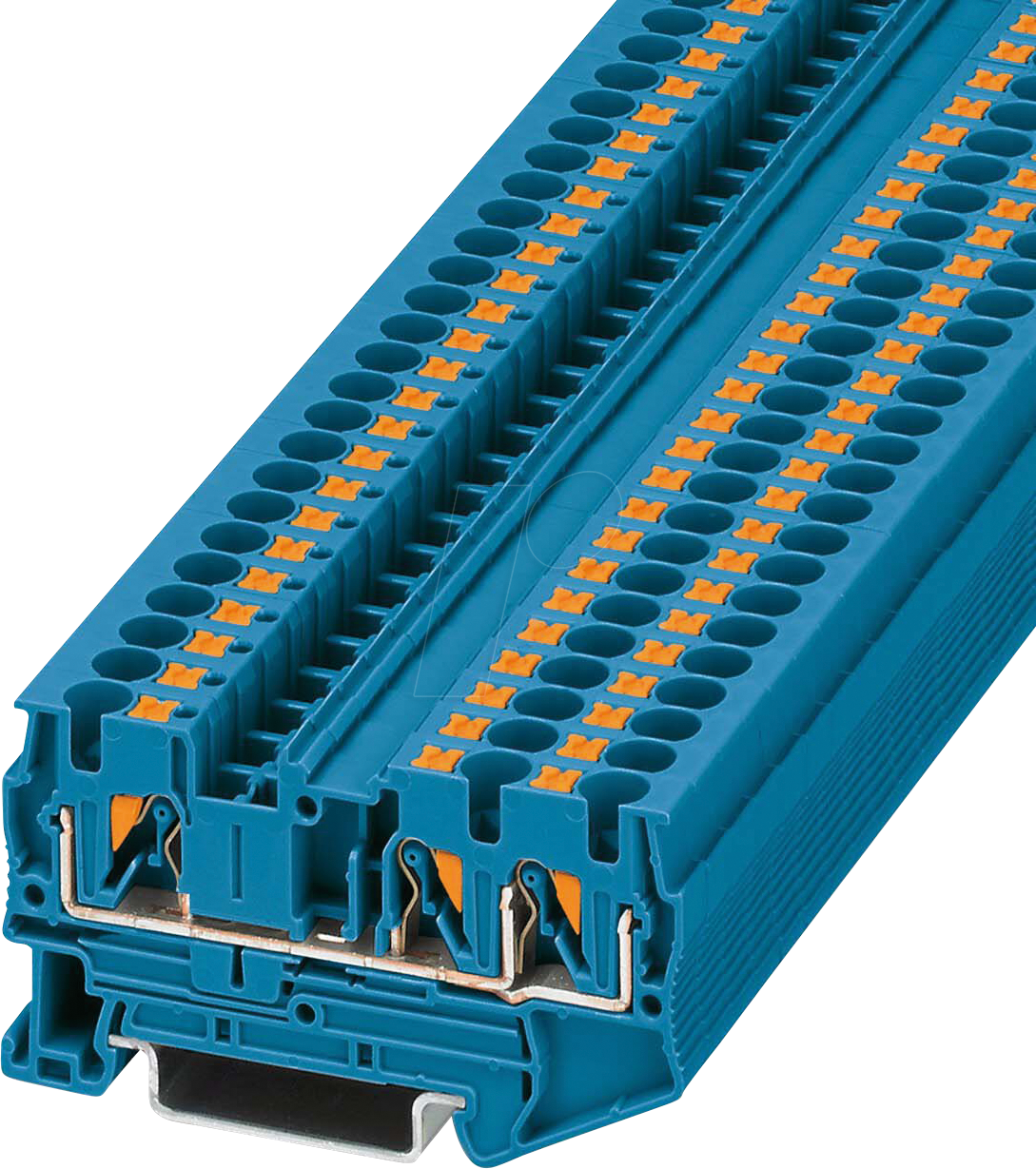 PT 4 TWIN BU - Durchgangsklemme, PT 4-Twin blau