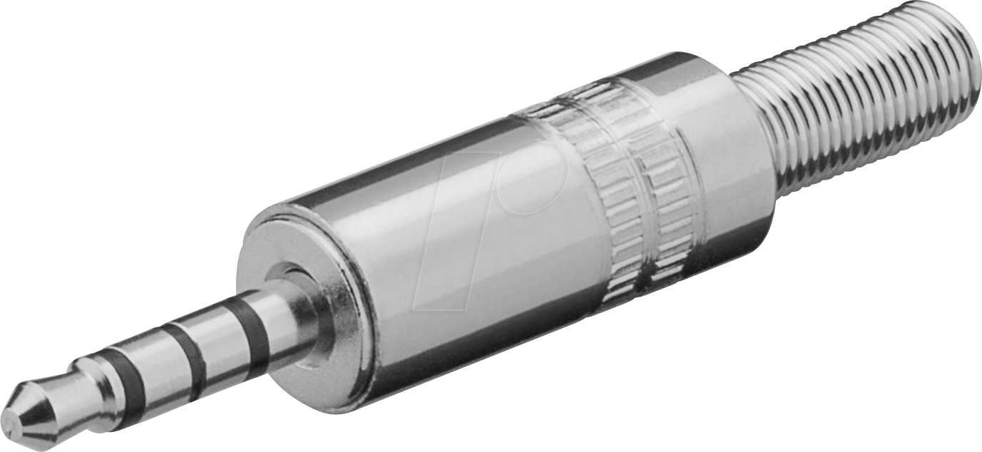 GOOBAY 27693 - 3,5 mm Klinkenstecker, stereo, 4-polig