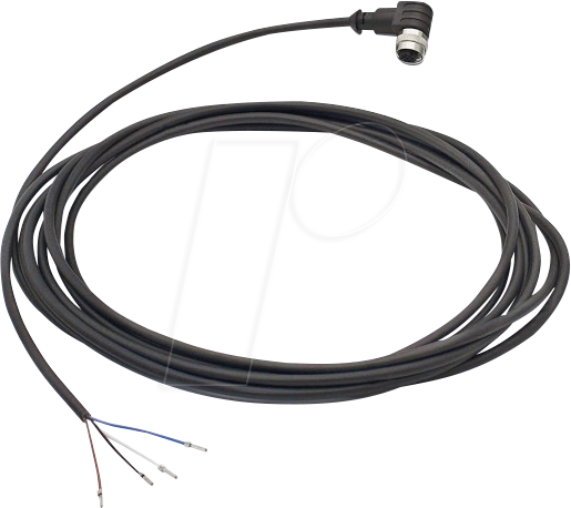 L2W 200100-07 - Sensor Kabel, 5 m, 4-Adern, offen/M12 Winkelbuchse, A-kodiert, f