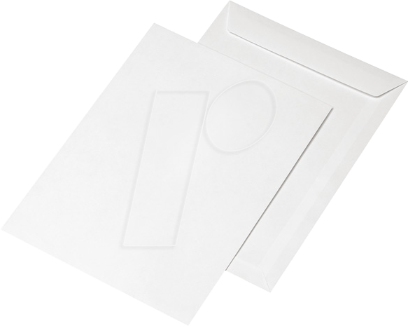 UMS 3554-250 - Versandtaschen ohne Fenster, DIN C4, Haftklebestreifen, weiß