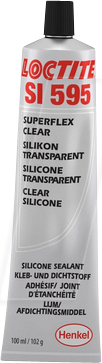 LOCTITE 595 - Loctite SI 595 Silikon klar 40 ml-Tube, Karroserie Reparatur, Na
