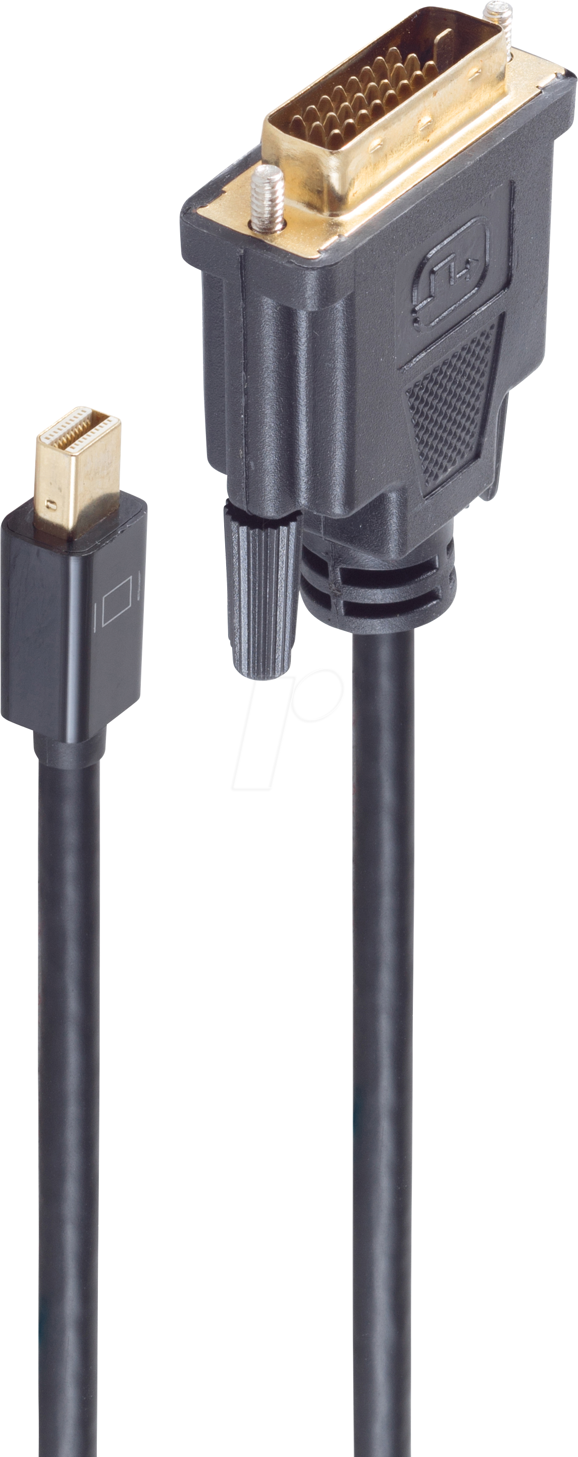 SHVP BS10-55045 - Mini Displayport 1.2 < DVI D 24+1 Stecker schwarz 3 m