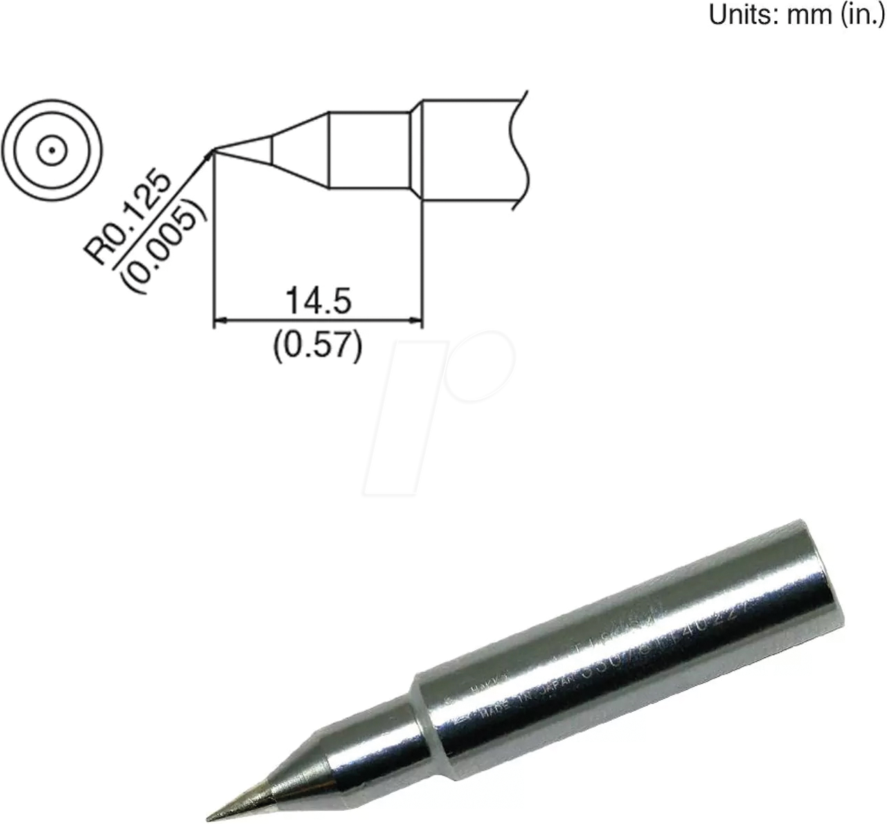 HAK T18-S4 - Lötspitze T18-S4, 0,125 mm, konisch