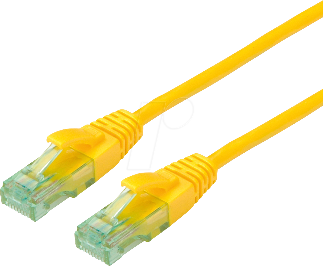 ROLINE 21453127 - Patchkabel Cat.6a UTP, gelb, 10 m