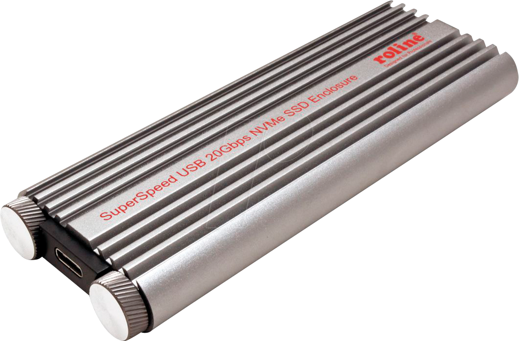 ROLINE 16014147 - Externes M.2 NVMe SSD Gehäuse mit USB 3.2