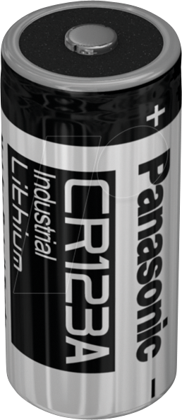 PAN CR123 PE BN - Lithium Batterie, CR123, 1400 mAh, 1er-Pack