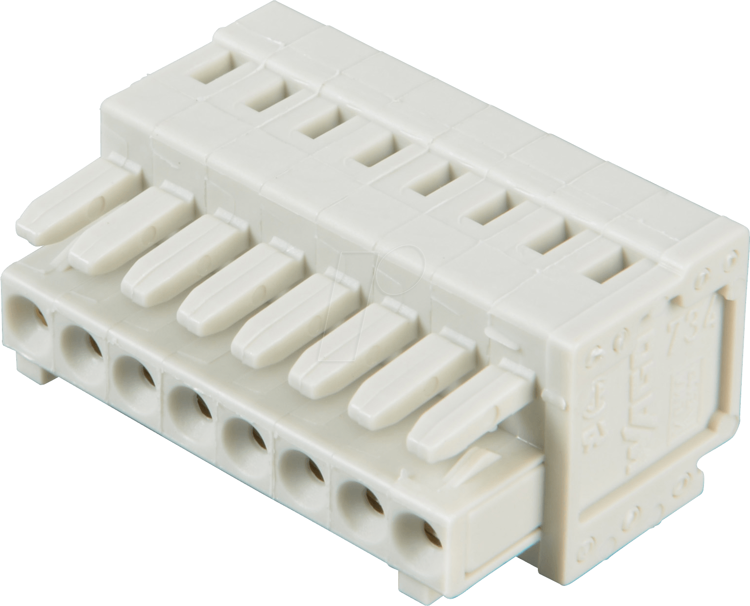 WAGO 734-108 - CAGE-CLAMP Federleiste, Mini, RM 3,5, 8-pol.