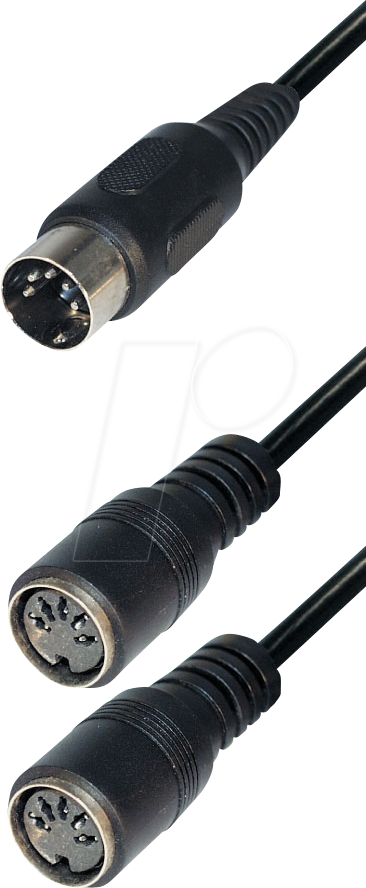 MATR A41L - Audio Kabel, 5-pol DIN Stecker/2x Buchse, 0,2 m